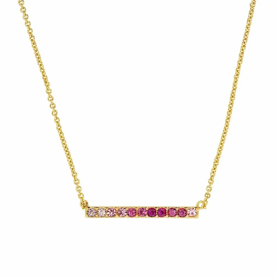 925 Sterling Silver Necklace Delicate Colorful Pendant Necklace Purple Crystal Ombre Bar Necklace for Women Jewelry Gift 120
925 Sterling Silver Necklace Delicate Colorful Pendant Necklace Purple Crystal Ombre Bar Necklace for Women Jewelry Gift 120