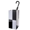 floor standing acrylic umbrella stand display box plexiglass checkerboard bumbershoot storage case