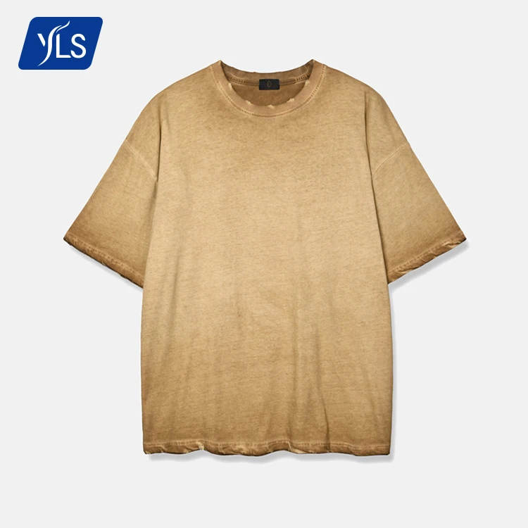 YLS Oversized Blank Tshirt High Street Men Top Quality Vintage Wash Gradient Ramp T Shirt
YLS Oversized Blank Tshirt High Street Men Top Quality Vintage Wash Gradient Ramp T Shirt