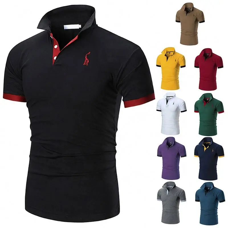 2021 men's new summer short sleeve polo shirt european deer embroidery short sleeve T-shirt, Customized color
2021 men's new summer short sleeve polo shirt european deer embroidery short sleeve T-shirt, Customized color