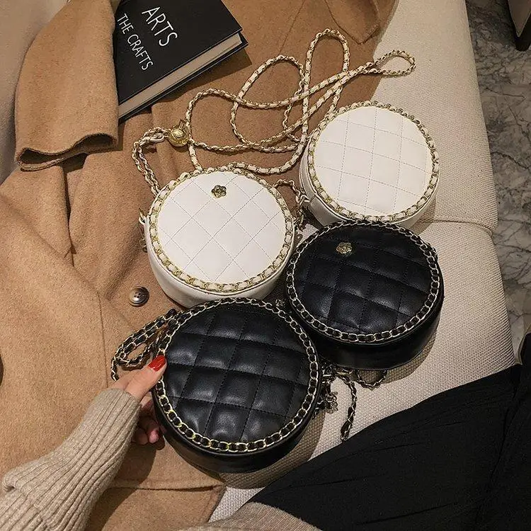 New Arrival Fashion Crossbody Purses And Handbags Pu Leather Ladies Round Chain Bags Women Luxury Shoulder Purse Handbags
New Arrival Fashion Crossbody Purses And Handbags Pu Leather Ladies Round Chain Bags Women Luxury Shoulder Purse Handbags