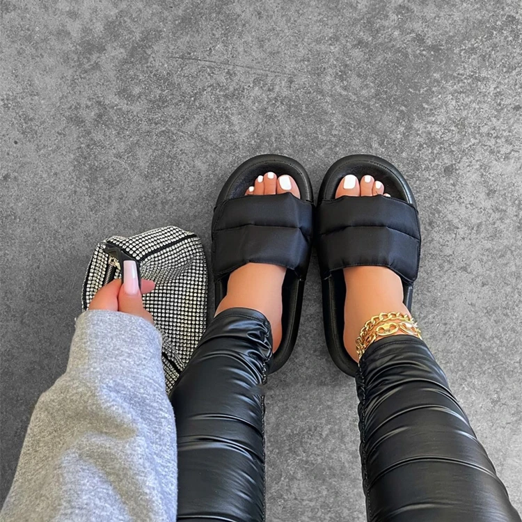 Chi slide slippers for women soft sole open toe breathable shoes high quality flat slides sandals, Customized color
Chi slide slippers for women soft sole open toe breathable shoes high quality flat slides sandals, Customized color