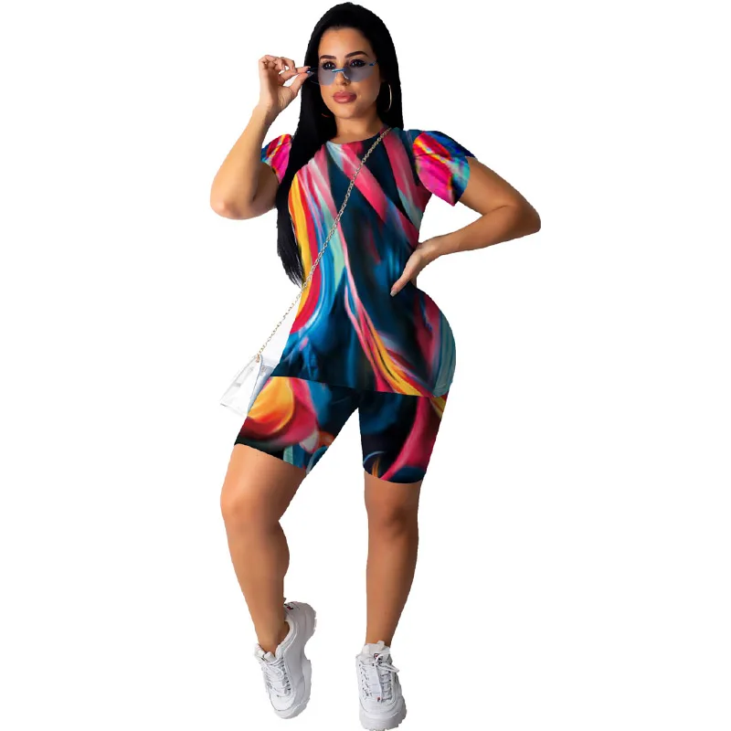 G0012 wholesale woman clothes female clothing women's printed garment summer sportswear women casual pants set 
G0012 wholesale woman clothes female clothing women's printed garment summer sportswear women casual pants set