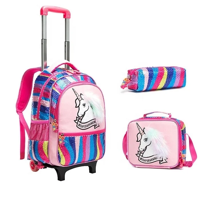 unicorn backpack for girls cute sequin detachable trolley backpack 3 pcs children school bags sets mochila unicornio, Customized
unicorn backpack for girls cute sequin detachable trolley backpack 3 pcs children school bags sets mochila unicornio, Customized