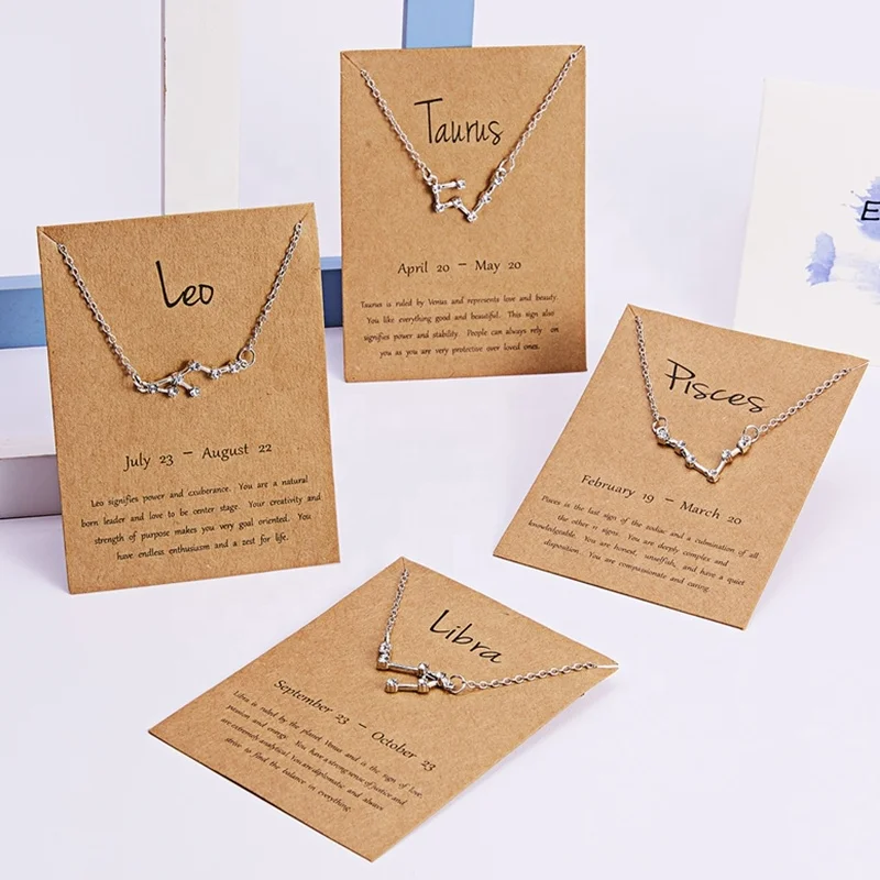 Fashion Astrology Necklace Zircon Necklace Women Minimalist Horoscope Zodiac Necklace, Silver color,gold color
Fashion Astrology Necklace Zircon Necklace Women Minimalist Horoscope Zodiac Necklace, Silver color,gold color