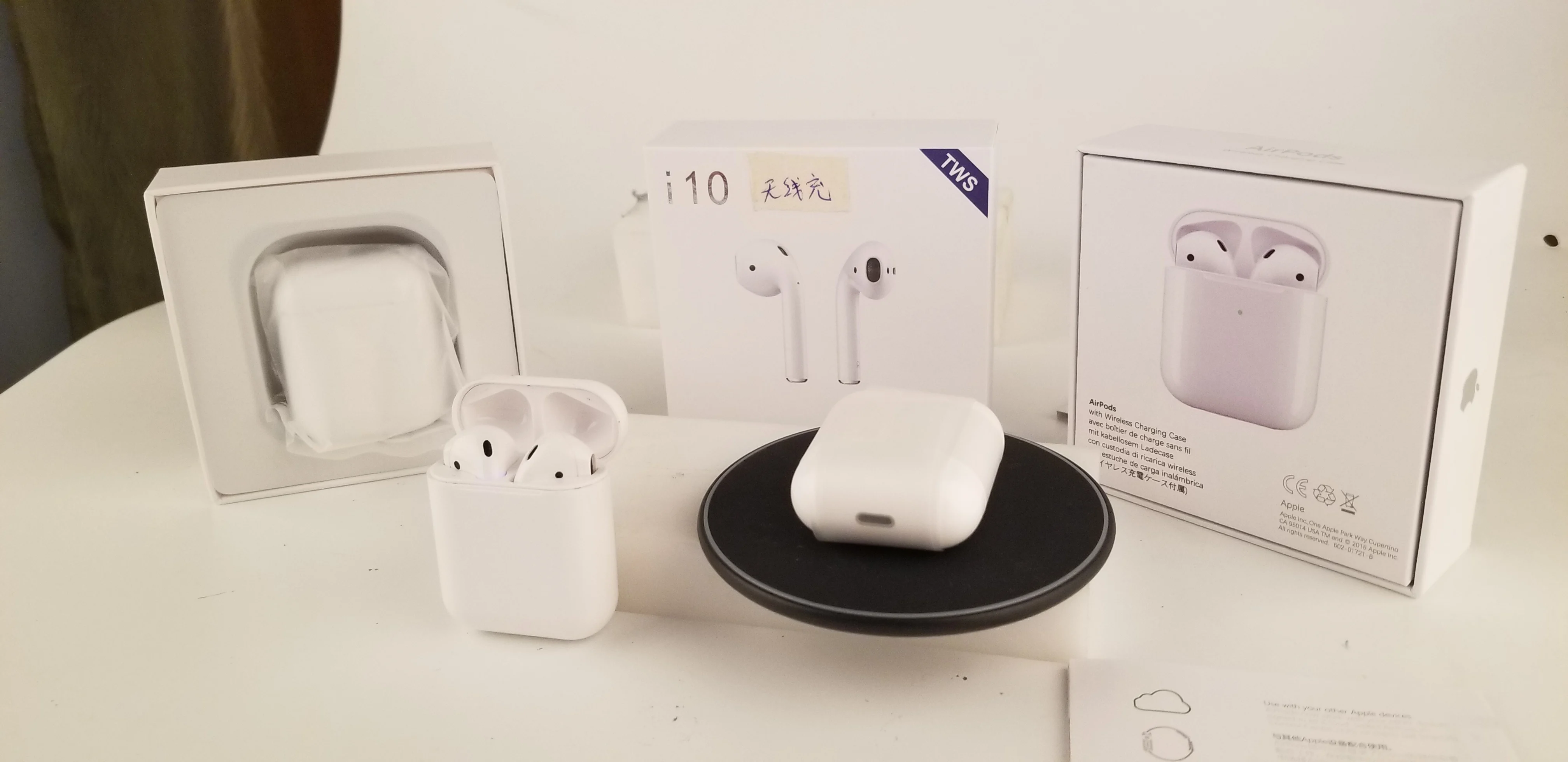 i10 tws 5.0 mini Earphone wireless charging Siri Double Ear hands-free call BT5.0 bluetooth wireless Earbuds i10 - ANKUX.COM