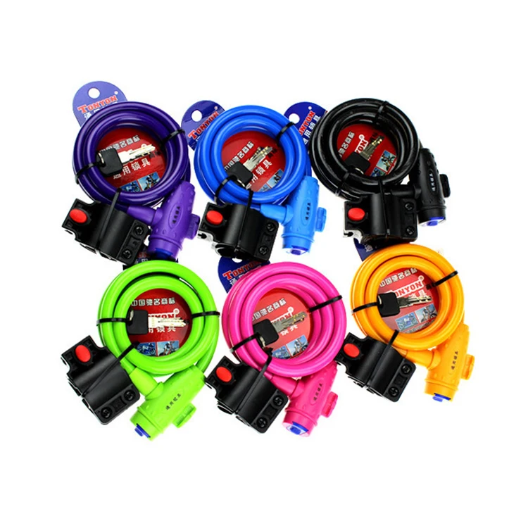 High quality mountain bike bicycle wire ring lock,Anti-theft bike chain lock, As shown
High quality mountain bike bicycle wire ring lock,Anti-theft bike chain lock, As shown