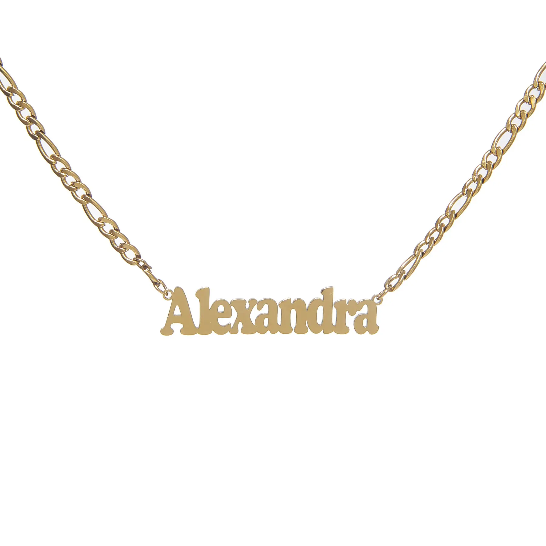 Gold Figaro Chain Necklace Custom Name Multi Nameplate Personalized Stainless Steel Jewelry, Silver /gold
Gold Figaro Chain Necklace Custom Name Multi Nameplate Personalized Stainless Steel Jewelry, Silver /gold