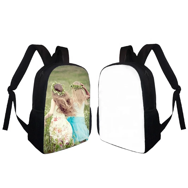 15" Personalized Logo Printable Black Travel Backpack Sublimation Sports Backpack, White
15" Personalized Logo Printable Black Travel Backpack Sublimation Sports Backpack, White