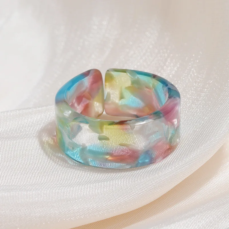 Amazon Best Selling Transparent Acrylic Rings Round C Shape Colorful Resin Ring For Women
Amazon Best Selling Transparent Acrylic Rings Round C Shape Colorful Resin Ring For Women