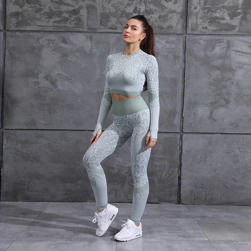 Women Ultra Soft Seamless Tummy Control Snake Print Dance Sports Leggings and Bra Set
Women Ultra Soft Seamless Tummy Control Snake Print Dance Sports Leggings and Bra Set