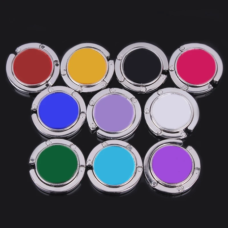 Factory custom round metal hanging bag crystal metal fold bag hanger purse hook / Epoxy portable bag buckle metal Handbag Hook
Factory custom round metal hanging bag crystal metal fold bag hanger purse hook / Epoxy portable bag buckle metal Handbag Hook