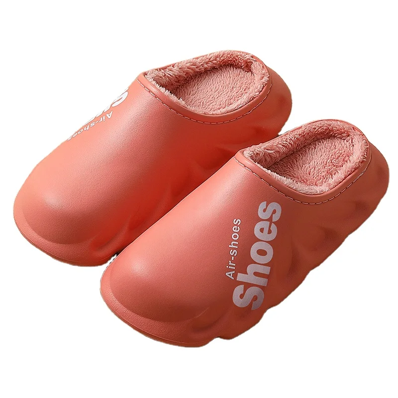 EVA Waterproof Family Kids Slippers Ladies Anti-Skid Warm Wool Slides Soft Leather Fashionable Slippers, Solid color
EVA Waterproof Family Kids Slippers Ladies Anti-Skid Warm Wool Slides Soft Leather Fashionable Slippers, Solid color