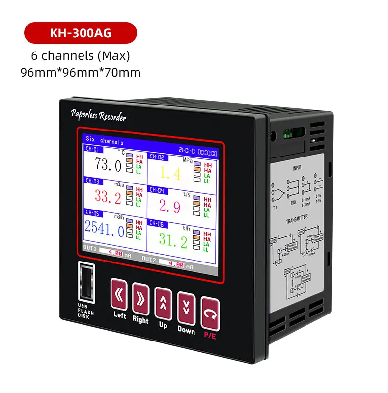 Universal input paperless recorder temperature paperless chart recorder multi-channel smart paperless recorder
Universal input paperless recorder temperature paperless chart recorder multi-channel smart paperless recorder