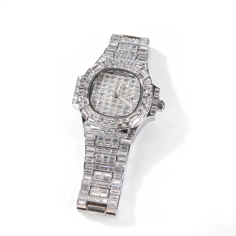 Manufacturer wholesale fashion hip hop quartz watch men ins design feeling full diamonds quartz watches
Manufacturer wholesale fashion hip hop quartz watch men ins design feeling full diamonds quartz watches