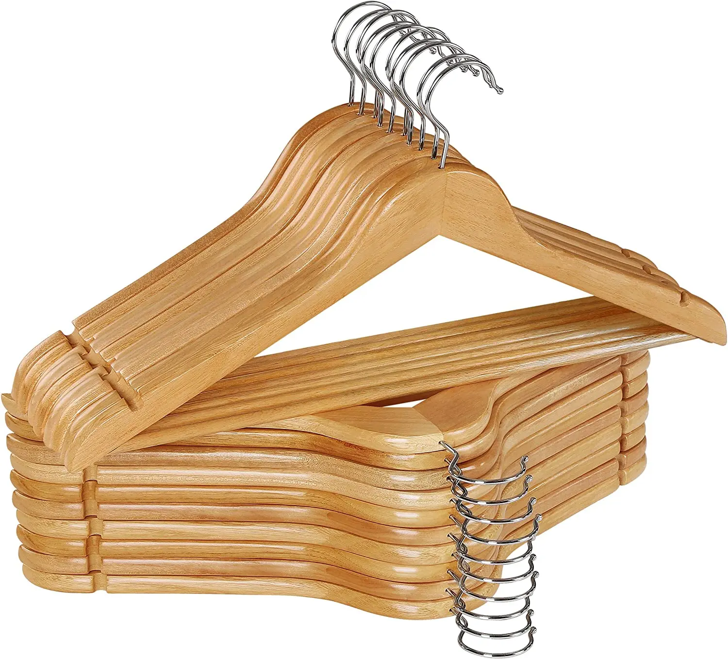 Tailai Wholesale High Quality Amazon clothes hanger laundry hangers & racks wood hanger for clothing, Natural wood color or customized color
Tailai Wholesale High Quality Amazon clothes hanger laundry hangers & racks wood hanger for clothing, Natural wood color or customized color