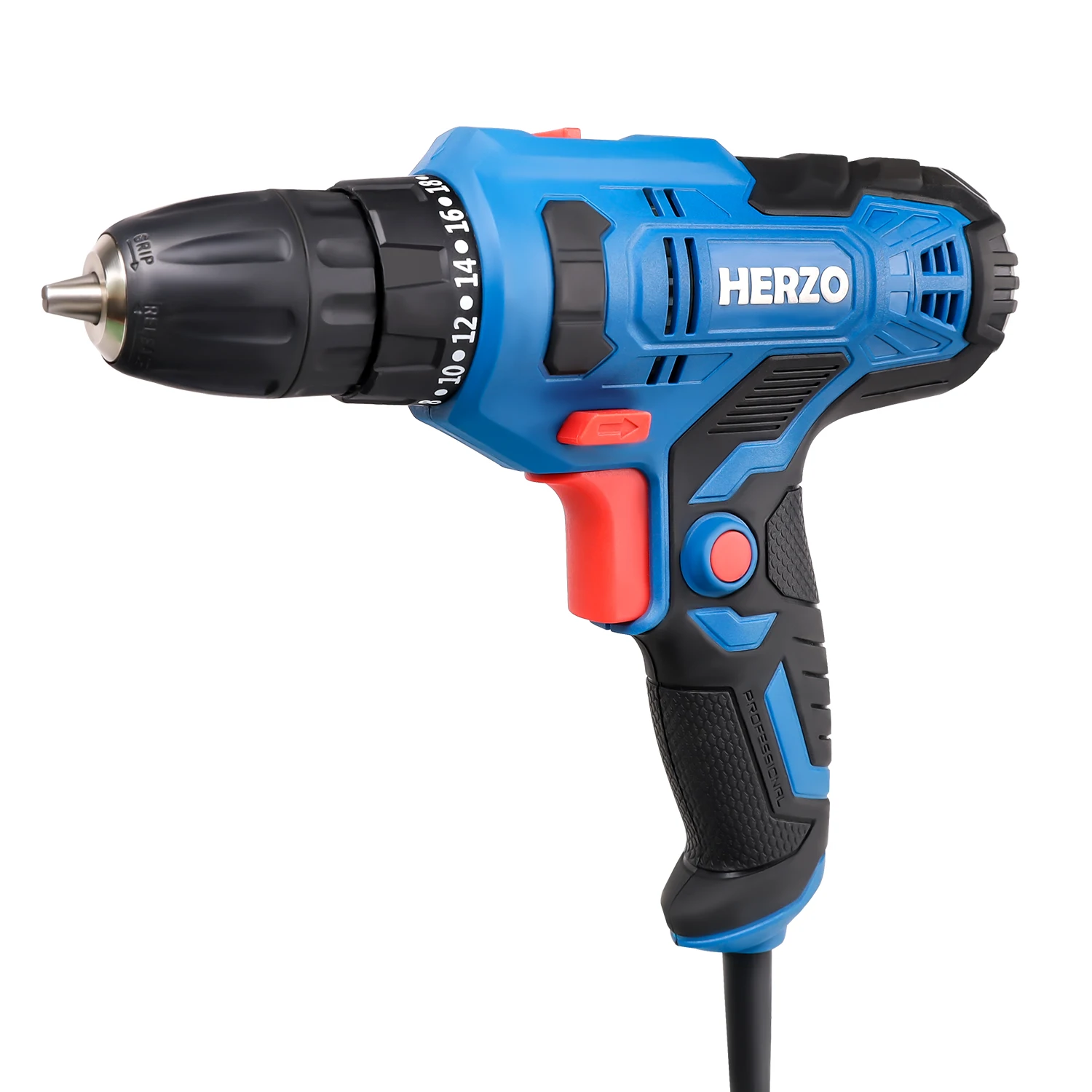 HERZO Portable Power Tools 300W 10mm Hand Torque Drill Corded Electric Drill Machine HED30S
HERZO Portable Power Tools 300W 10mm Hand Torque Drill Corded Electric Drill Machine HED30S