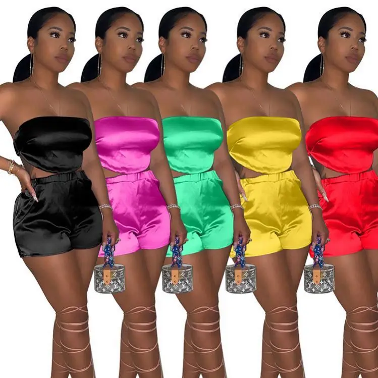 2021 Women Fashion Clothing Women 2 Piece Short Set