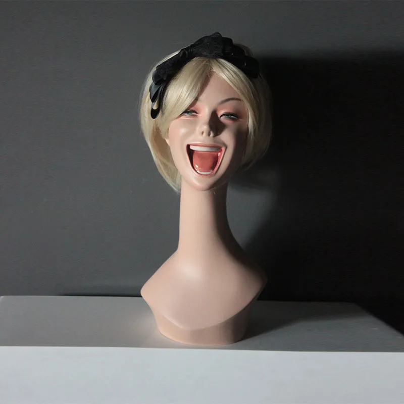 Laugh lady mannequin head display for hat jewelry display wig display mannequin smilling
Laugh lady mannequin head display for hat jewelry display wig display mannequin smilling