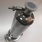 10 inch Stainless steel inline liquid filter housing with refillable cartridge