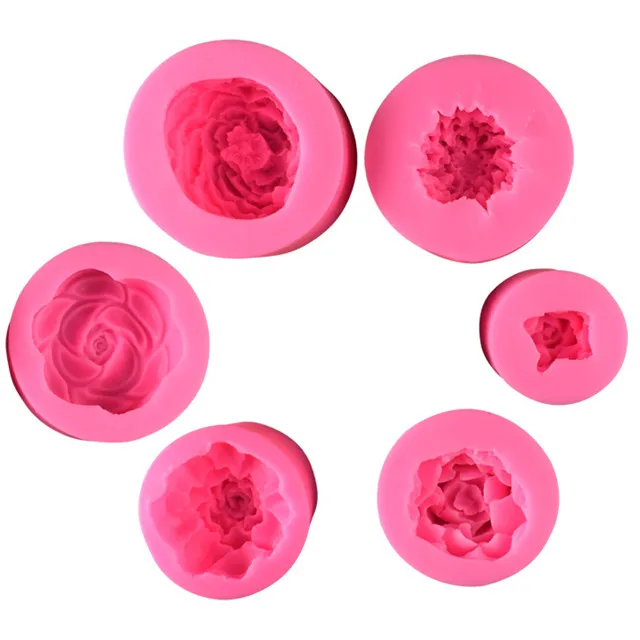 5 Flower Florets Rose Peony Chrysanthemum Fondant Silicone Mold Succulent Plant Plaster Cake Decoration Mold, As show
5 Flower Florets Rose Peony Chrysanthemum Fondant Silicone Mold Succulent Plant Plaster Cake Decoration Mold, As show