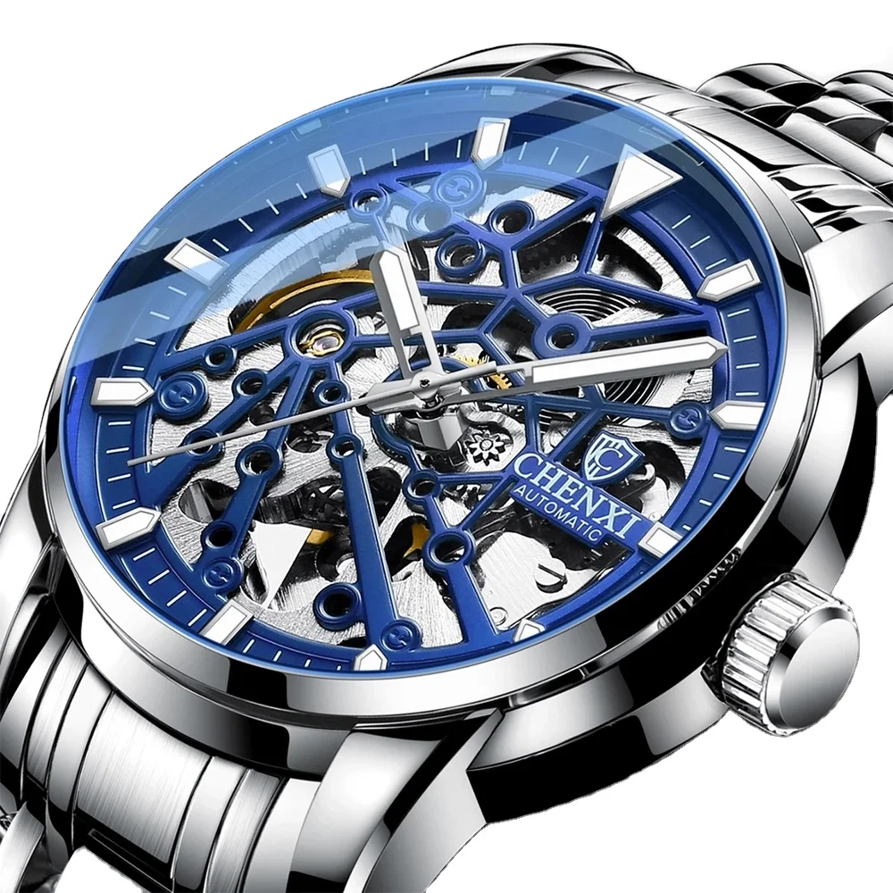 CHENXI 8812 New 2021 Men Automatic Mechanical Watch Tourbillon Sport Clock Steel Waterproof Business Top Brand Luxury Wrist watc, 10-colors
CHENXI 8812 New 2021 Men Automatic Mechanical Watch Tourbillon Sport Clock Steel Waterproof Business Top Brand Luxury Wrist watc, 10-colors