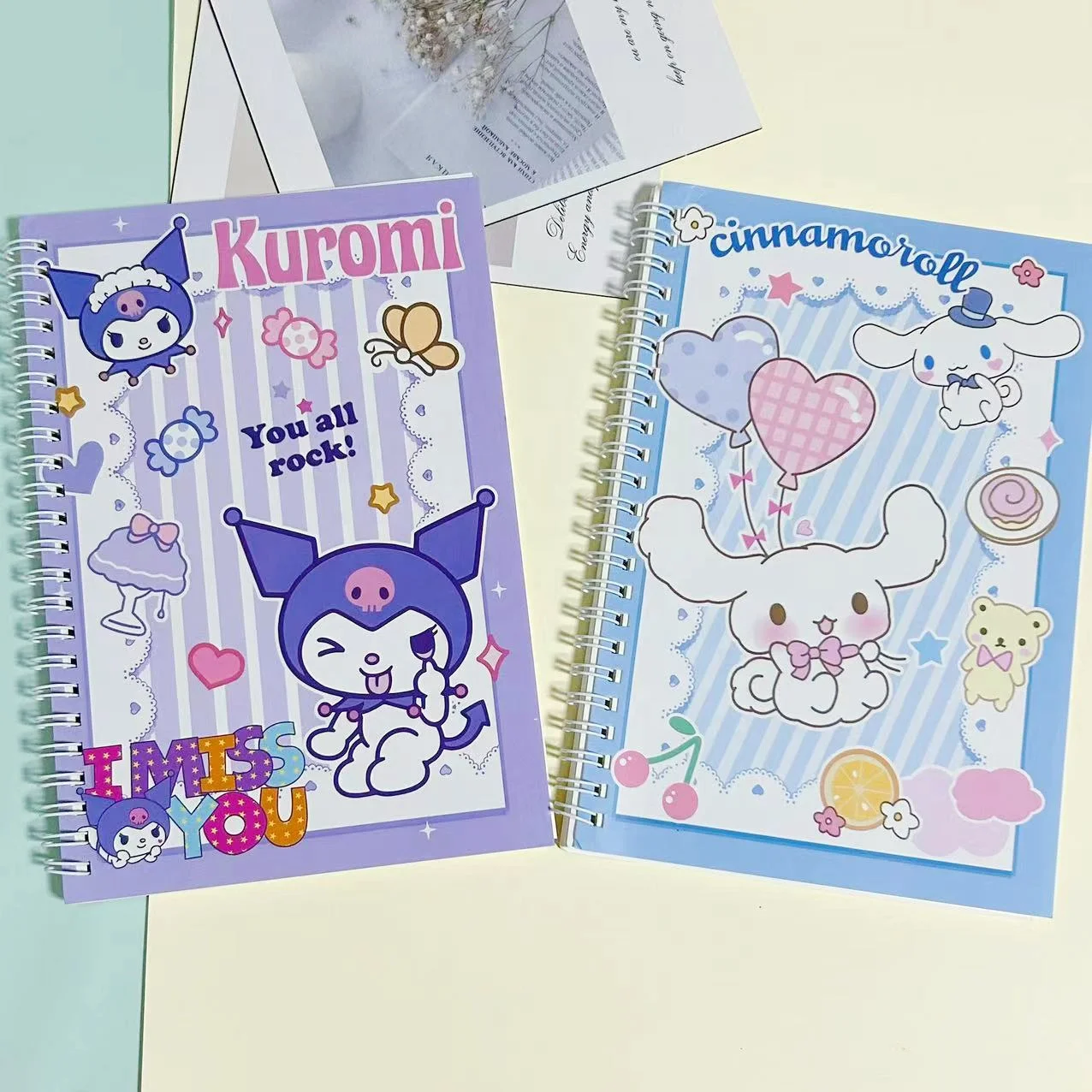 

Customized fashion school kids girls spiral A5 kawaii cute notebook diary