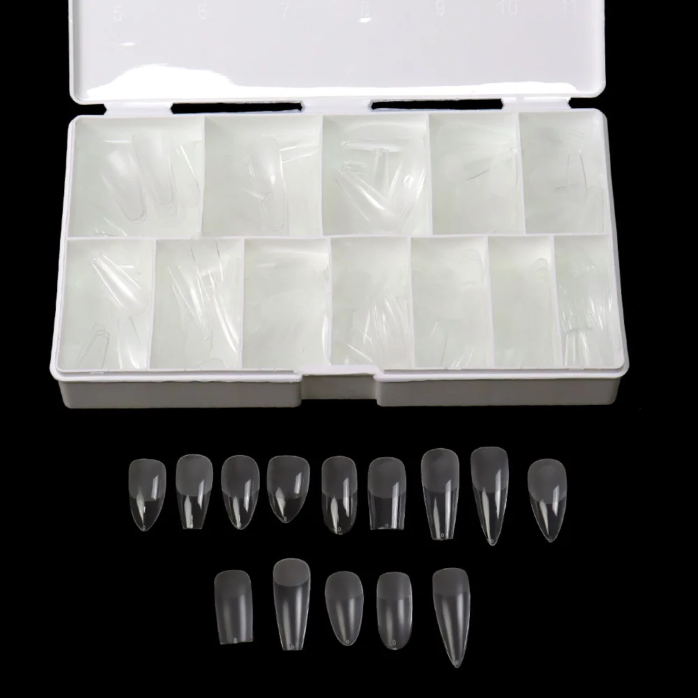 Soft Gel Nail Tips Long Stiletto 504 PCS Full Cover Clear Pre-buff PMMA False Press on Gelly Nail Tips For Nail Salons
Soft Gel Nail Tips Long Stiletto 504 PCS Full Cover Clear Pre-buff PMMA False Press on Gelly Nail Tips For Nail Salons