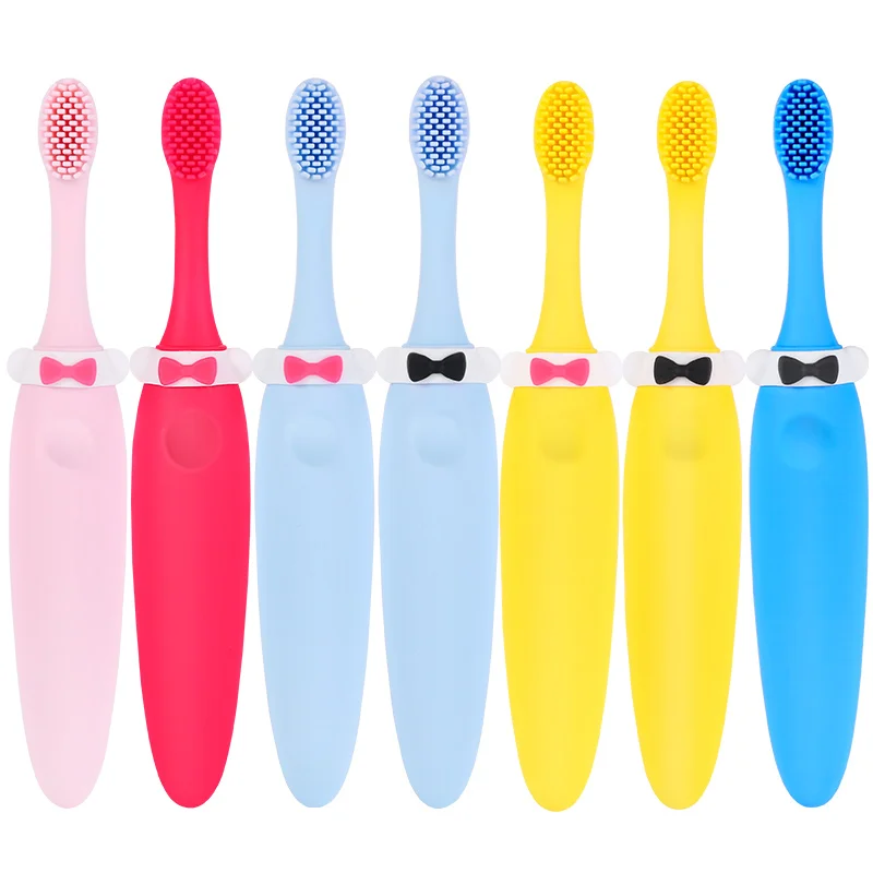Portable Travel Kit Kids Eco-Friendly Silicone Soft Baby Tooth Brush Toothbrush, Yellow,quartz pink,quartz pink,camellia red,pastel blue
Portable Travel Kit Kids Eco-Friendly Silicone Soft Baby Tooth Brush Toothbrush, Yellow,quartz pink,quartz pink,camellia red,pastel blue