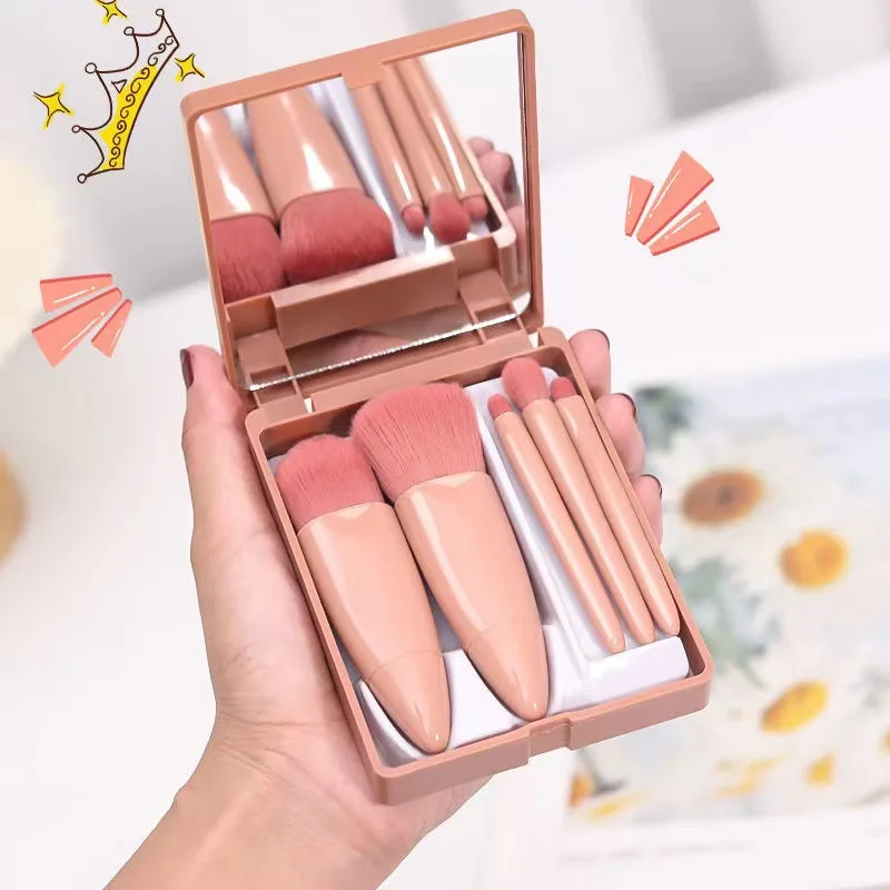 5PCS/sets Makeup Brushes Travel Set Cosmetics Beautymakeup foundation loose powder eye shadow lip brush set with mirror GG
5PCS/sets Makeup Brushes Travel Set Cosmetics Beautymakeup foundation loose powder eye shadow lip brush set with mirror GG