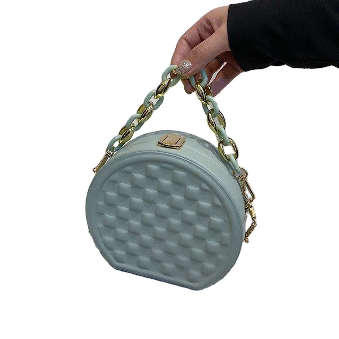 2021 Hot Selling Simple Round Metal Chain Bag Pu Leather Mini Ladies Shoulder Bags Designer Cross Body Bag for Women, Black/yellow/pink/green
2021 Hot Selling Simple Round Metal Chain Bag Pu Leather Mini Ladies Shoulder Bags Designer Cross Body Bag for Women, Black/yellow/pink/green