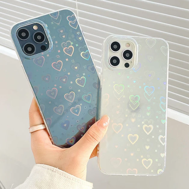 Holographic Heart for iPhone 8 Plus X XS 11 12 Pro Case Sparkle Heart Glitter TPU Phone Cover for iPhone 13 Case Hearts Rainbow, Heart rainbow colors
Holographic Heart for iPhone 8 Plus X XS 11 12 Pro Case Sparkle Heart Glitter TPU Phone Cover for iPhone 13 Case Hearts Rainbow, Heart rainbow colors
