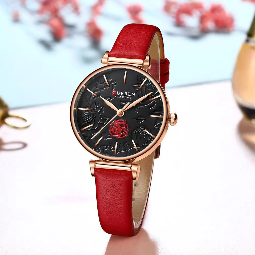 2021 New CURREN 9078 Women Brand Watches 3D Rose Pattern Embossed Wristwatch Luxury Leather Ladies Gifts Clock Relogio Feminino
2021 New CURREN 9078 Women Brand Watches 3D Rose Pattern Embossed Wristwatch Luxury Leather Ladies Gifts Clock Relogio Feminino