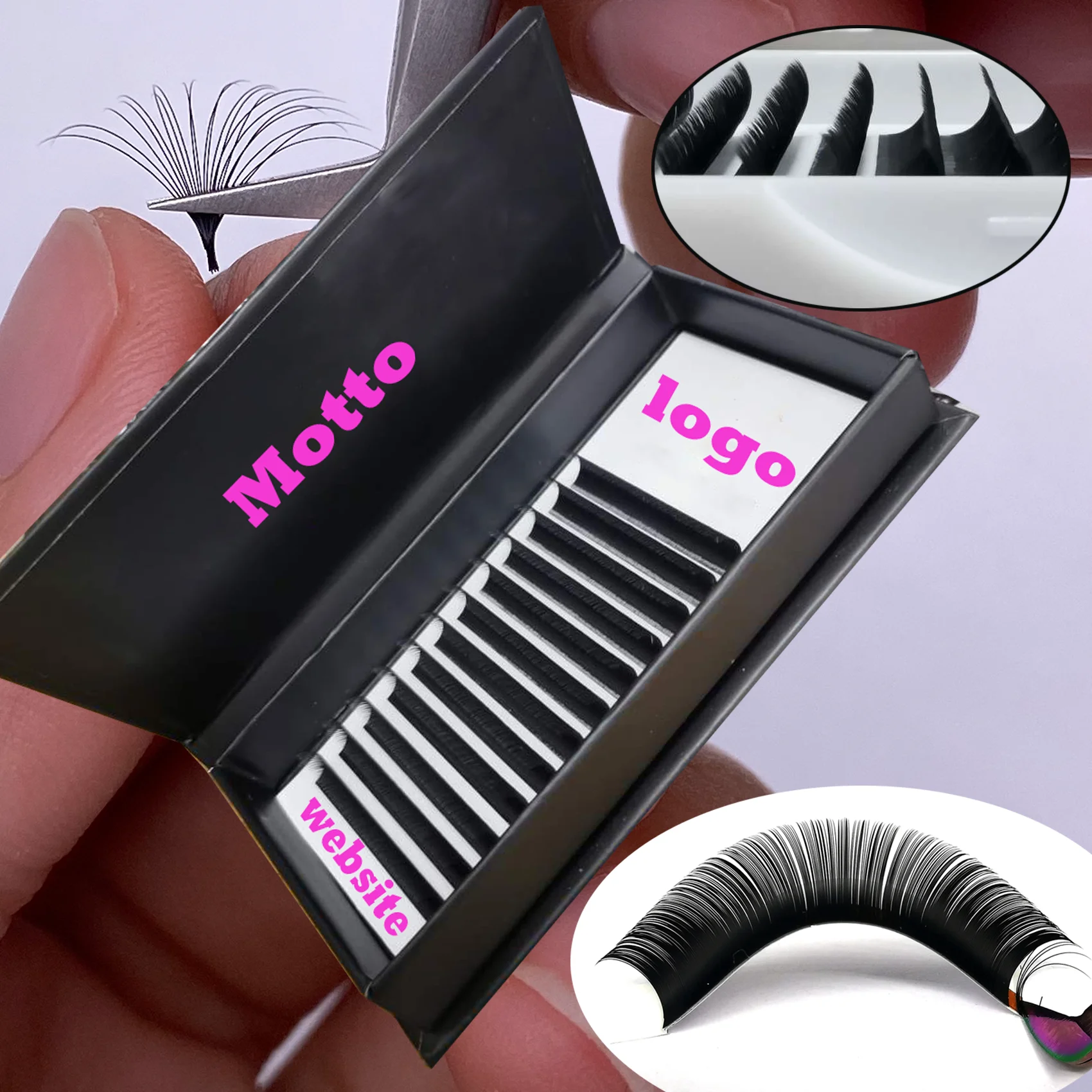0.03mm D curl single trays individual eyelash extension lashes extensions easy fanning lashes, Black, colorful
0.03mm D curl single trays individual eyelash extension lashes extensions easy fanning lashes, Black, colorful