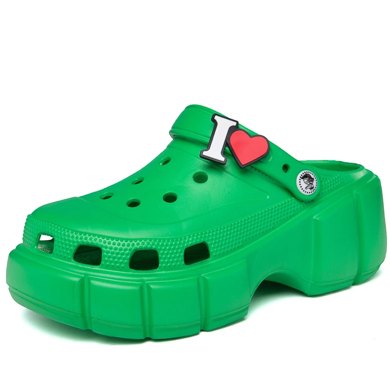 World-win New Design Summer EVA Anti-Slip Women Thick Sole Slippers Sandals Clogs Shoes Classic Garden EVA Clogs Shoes, Black/white/green
World-win New Design Summer EVA Anti-Slip Women Thick Sole Slippers Sandals Clogs Shoes Classic Garden EVA Clogs Shoes, Black/white/green