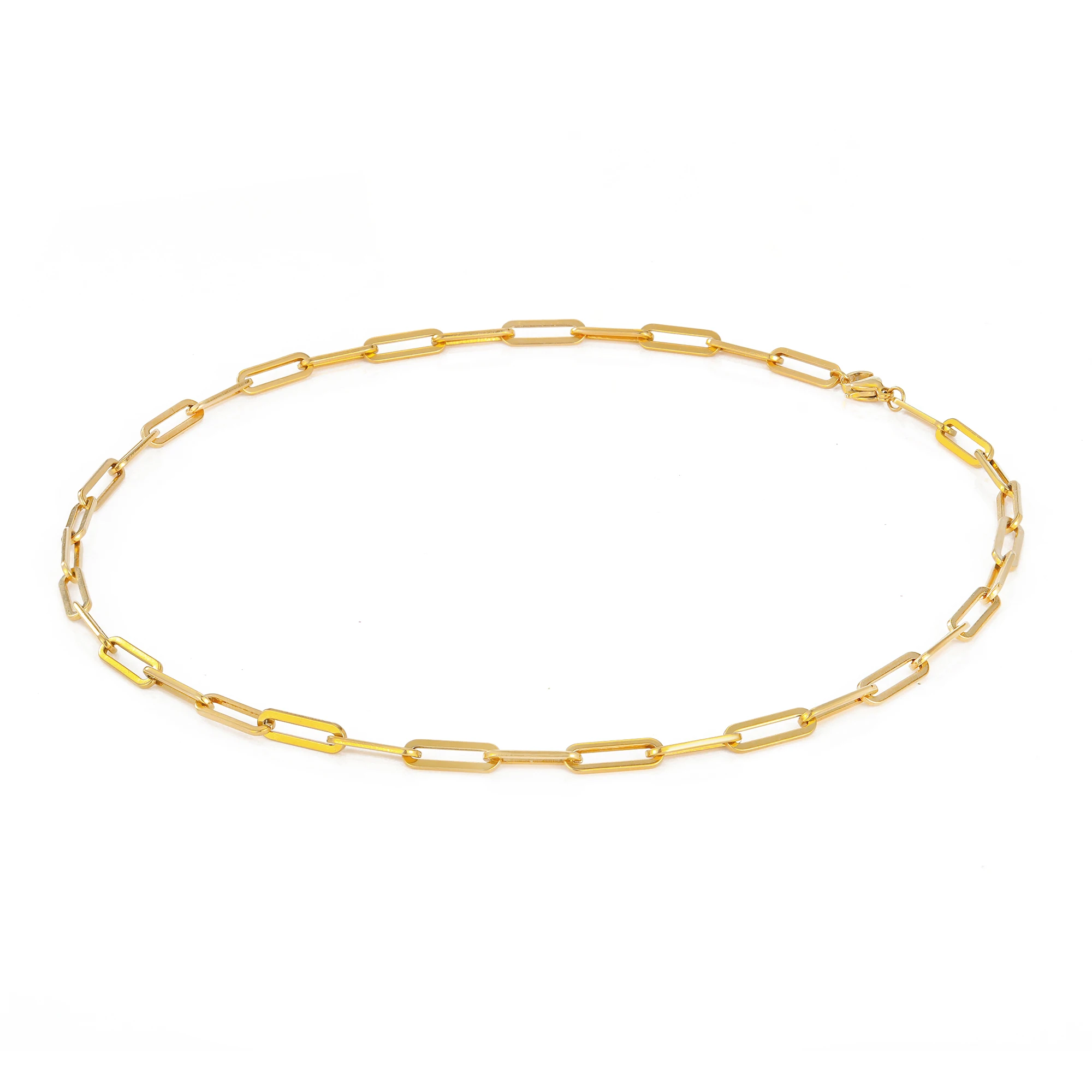 Hot Selling High Quality Jewelry 14k Gold Plated Womens Cuban Link Choker Stainless Steel Necklace, Silver / gold / rose gold
Hot Selling High Quality Jewelry 14k Gold Plated Womens Cuban Link Choker Stainless Steel Necklace, Silver / gold / rose gold