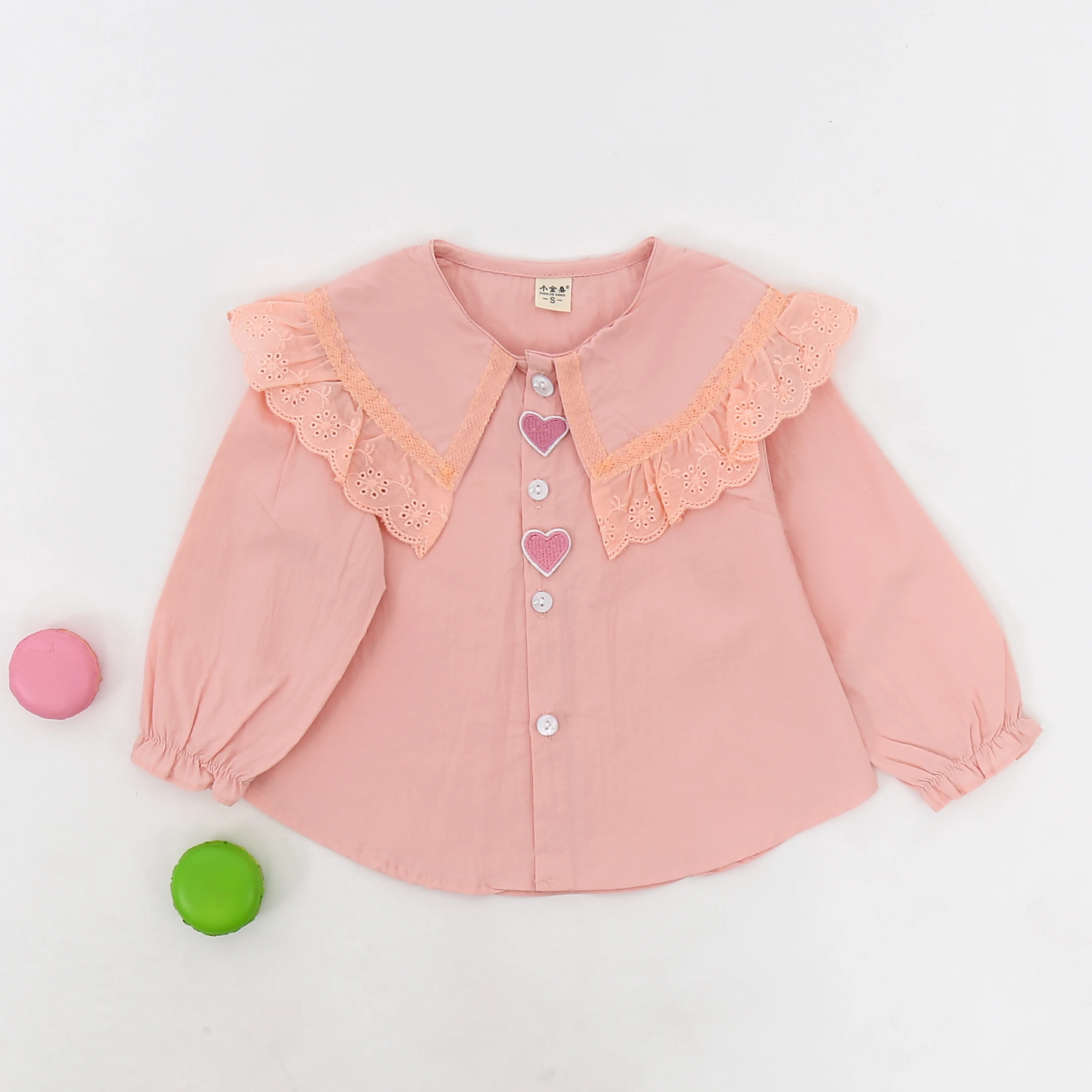 High Quality Spring Fashion Casual Girls Wear Pure Color Long Sleeve Kids Shirt, Customized color
High Quality Spring Fashion Casual Girls Wear Pure Color Long Sleeve Kids Shirt, Customized color