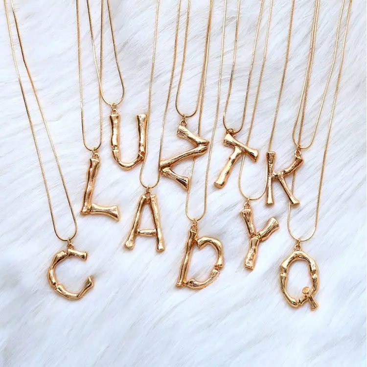 new Fashion Initial letter long pendant necklace chain big pendant Boho statement necklace
new Fashion Initial letter long pendant necklace chain big pendant Boho statement necklace