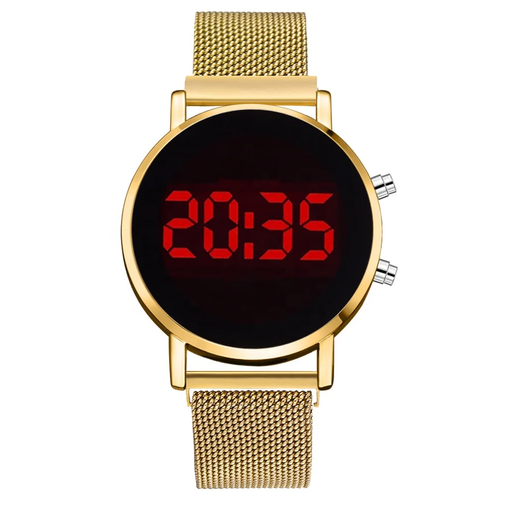 Hot Selling Fashion Unisex Gold Magnetic Band Wrist Watches Sports LED Digital Watches Reloj Digital
Hot Selling Fashion Unisex Gold Magnetic Band Wrist Watches Sports LED Digital Watches Reloj Digital
