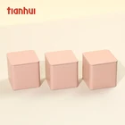 luxury food tea packaging metal tin can box/black square tea container tin/golden tea candy jar tin can