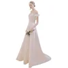 Elegant Vestidos De Novia Dubai White Little Bride Dress Wholesale Cheap Wedding Dress