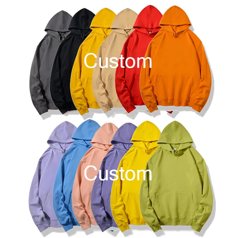 Custom Logo Unisex Fleece Solid Color Blank Front Pocket Design Warm Hoodies, Picture color
Custom Logo Unisex Fleece Solid Color Blank Front Pocket Design Warm Hoodies, Picture color
