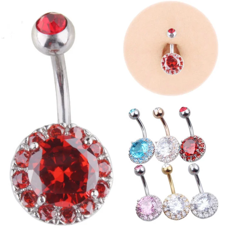 Factory circular diamond flower mixed colors zircon belly navel rings custom gold plated sexy belly button piercing jewelry
Factory circular diamond flower mixed colors zircon belly navel rings custom gold plated sexy belly button piercing jewelry