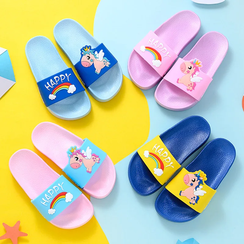 Children's Sandals Summer Antiskid Beach Slippers Children's Slippers Soft Soled Boy Girl Cartoon Unicorn Sandals
Children's Sandals Summer Antiskid Beach Slippers Children's Slippers Soft Soled Boy Girl Cartoon Unicorn Sandals