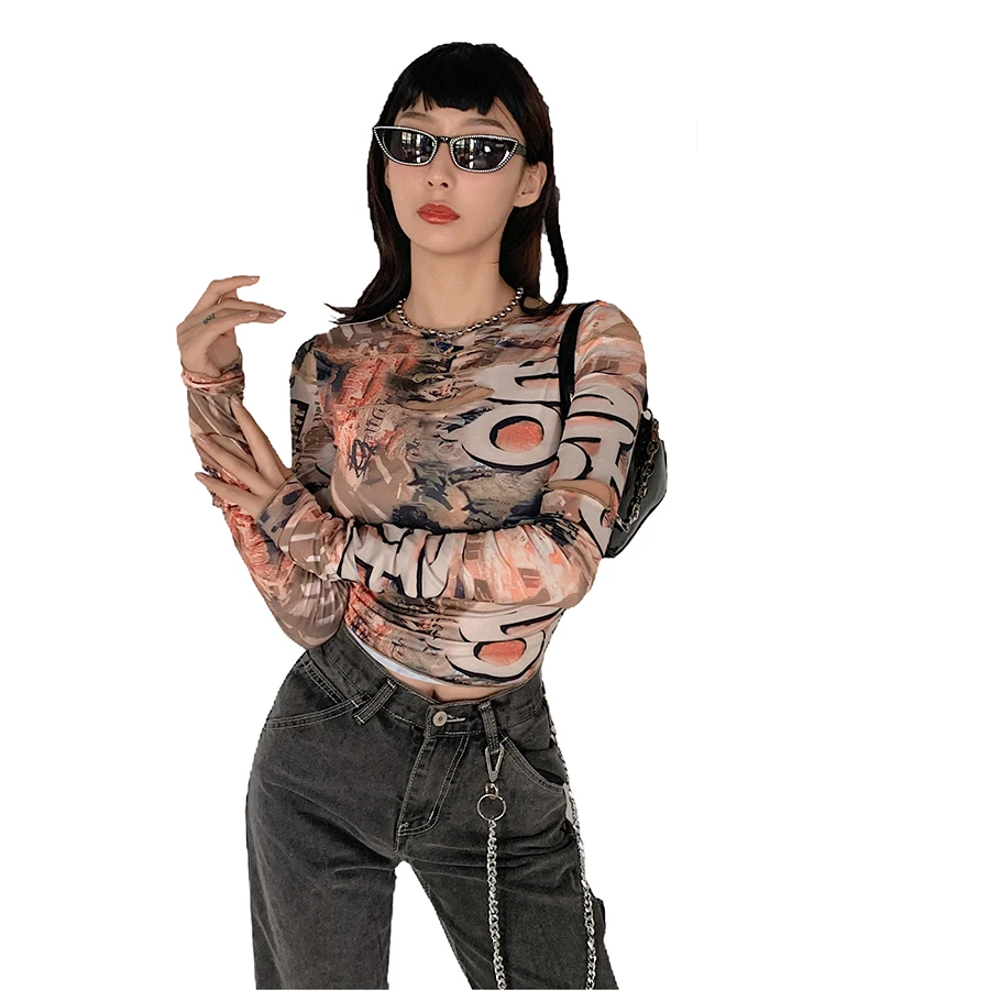 Kliou 2020 casual Print t shirt hole graphic shirts y2k soft Fabric long Sleeve autumn new clothes Female Tees Harajuku shirt
Kliou 2020 casual Print t shirt hole graphic shirts y2k soft Fabric long Sleeve autumn new clothes Female Tees Harajuku shirt