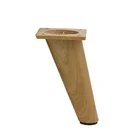 Leg Legs Legs 152mm Height Inclined Wood Surface Plastic Glides Furniture Chair Leg