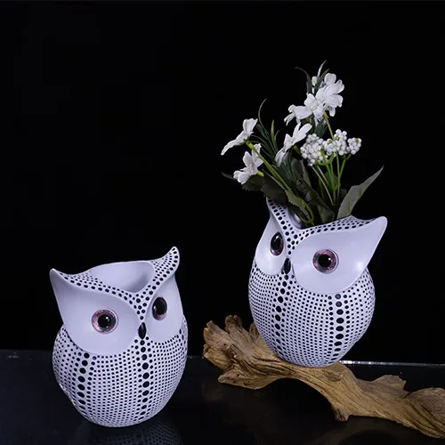 owl vase
