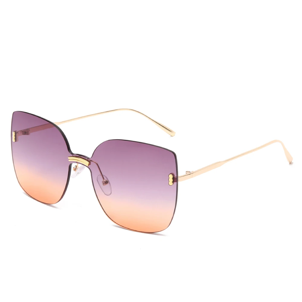 Fashion Rimless Sunglasses Women Oversized Metal Sunglasses Luxury Cat Eye Sunglasses Eyewear UV400 Shades gafas de sol
Fashion Rimless Sunglasses Women Oversized Metal Sunglasses Luxury Cat Eye Sunglasses Eyewear UV400 Shades gafas de sol