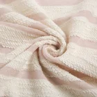 Superb anti-wrinkle and heat resistant terylene striped organic cotton fabric