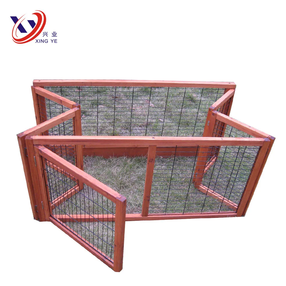 Industrial galvanized pet cage folding rabbit hutch and ruin for sale